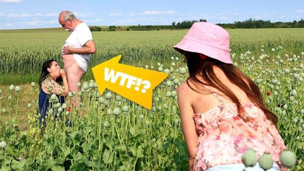 Lucka Petite, Andrea Wet - Outdoor sex with older couple (2025 | FullHD)