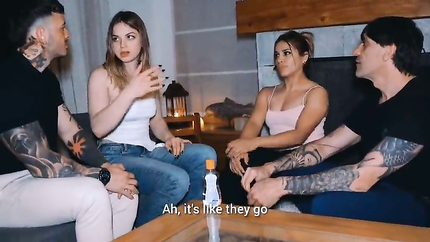 Keila Bassi - Swinger party among friends. hard and a lot in their faces (2025 | SD)