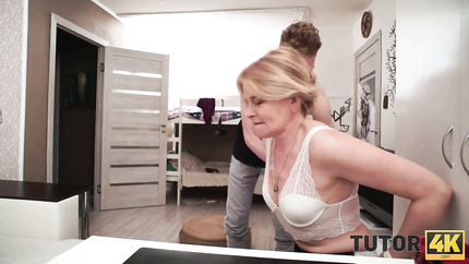 Martin Spell - Smart Aleck Spills Tea on Mature Teacher's Dress and Seduces Her (2025 | HD)