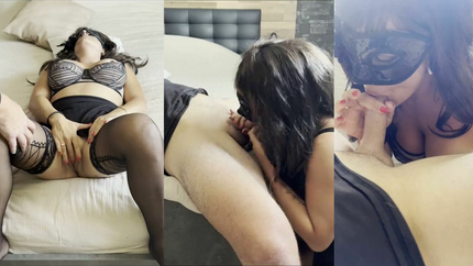 Best blowjob from an amateur milf with a big cumshot in her mouth (2025 | SD)