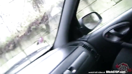 Bitch STOP - Blonde Czech MILF picked up at the bus station (2025 | SD)