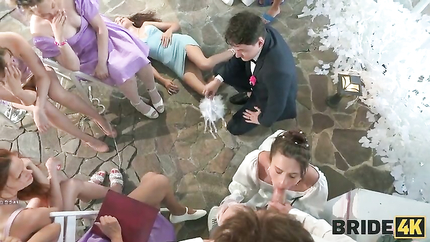 Jane White, Christafeer Robien - BRIDE4K. A real wedding anal fuck, Bride was nailed by a toastmaster (2025 | SD)