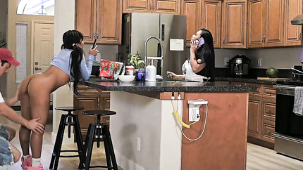 Jada Kai, Krystal Davis, Jackie Knight - Fucking My Gf in Front of Her Stepmom (2025 | HD)