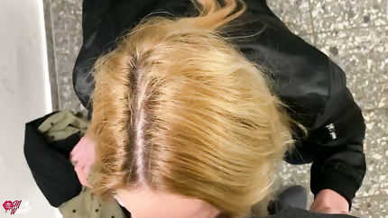 Cute Blonde Bitch Remote Controlled in Public !! (2025 | SD)