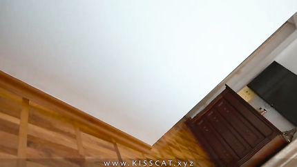 DAY 4 - Step mom share bed in hotel room with Step son - Surprise fuck creampie for Step mother! (2025 | SD)