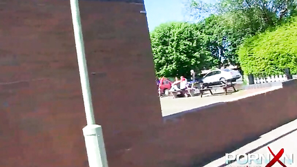 Ebony babe Kiki Minaj pissing in public (2025 | SD)