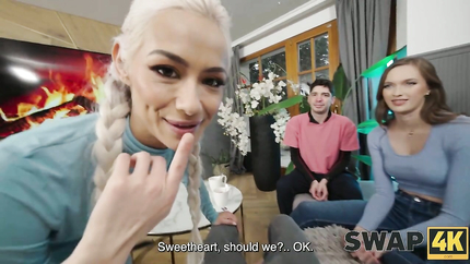 Charlie Dean, Stacy Cruz, Veronica Leal - A Sunday Walk Ended Up as having a Hot Girl with in Our Bed, It was Her First... (2025 | HD)