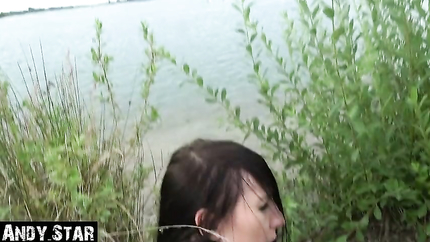 Violette Price - GERMAN GIRL GETS FUCKED OUTDOOR AT THE LAKE (2025 | SD)