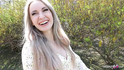 GERMAN SCOUT - MICKY MUFFIN ANAL CREAMPIE at real Amateur Casting Sex (2025 | SD)