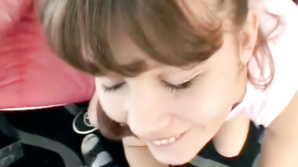 German teen with small boobs loves riding her stepdad's loaded cock (2025 | SD)