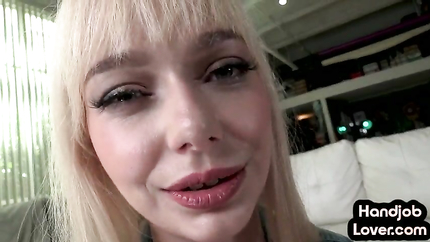 Jessica Starling - Handjob lover busty babe tugging and riding POV dick (2025 | SD)