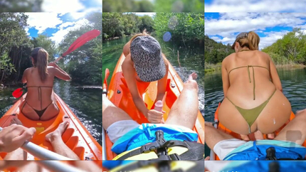Fastest Cum Outdoors? She Rides Him Hard on a Kayak - Pure Pleasure Vertical (2025 | HD)