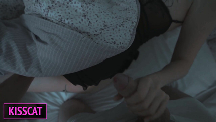 KissCat - Step Mom Didn't Except Shares Bed at Night, but Came Step Son and Fucked Hard... (2025 | HD)