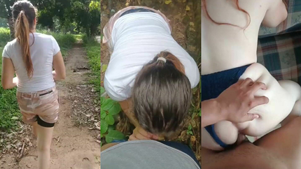 I fuck a rich girl outdoors. Dirty old man offers money to (2025 | SD)