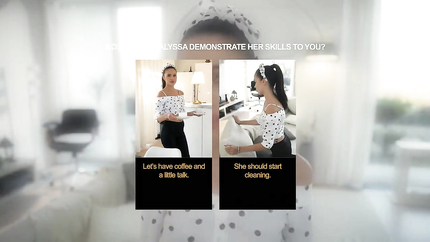 Horny Fuck Trio with the Maid Alyssa Bounty and Our Tasty Nympho Wife Karin... (2025 | HD)