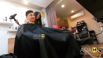 ModelMedia Asia-Barber Shop Bold Sex-Ai Qiu-MDWP-0004-Best Original Asia Porn Video (2025 | SD)