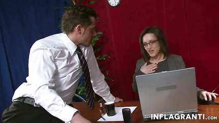 Jana Bach - Small titted secretary riding cock on the desk (2025 | SD)