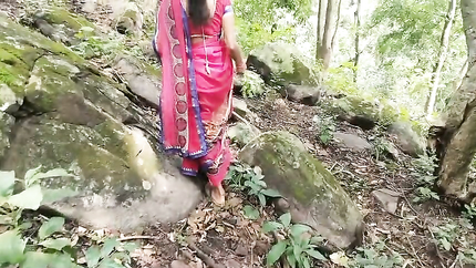 A desi girl was walking alone in forest stranger came there and ask her pussy fucking hard, A teen girl fucking hard stepbro (2025 | SD)