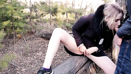 A Stranger Caught Me Masturbating In The Woods And Fucked Me! (2025 | SD)