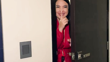 Busty busty babe fucks her sister's ebony boyfriend on the sly (2025 | SD)