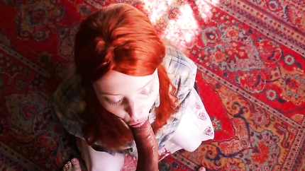 Close-Up. Homemade amateur blowjob without hands In the first person. POV (2025 | SD)