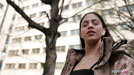 Colombian Helen Star - GERMAN SCOUT - Skinny Latina Teen Helen Star with big Nipples Pick up for Hard Casting Fuck (2026 | SD)