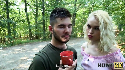 Greta Foss, Janet Alfano, Steve Q. - HUNT4K. Young blonde babe was moaning so hard while Hunter fucked her outdoors (2026 | SD)