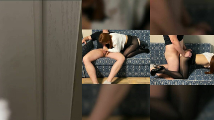 Naughty Guest in Shiny Pantyhose Teases Friend’s Man (2026 | SD)