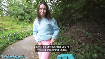 Kristina Grace, Martin Gun - Public Agent - Fitness MILF public blowjob outdoor sex Kristina Grace hard fast POV fuck (2026 | SD)