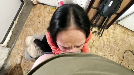 Step mom unexpected suck Step son construction worker?! He cum in mouth (2026 | SD)
