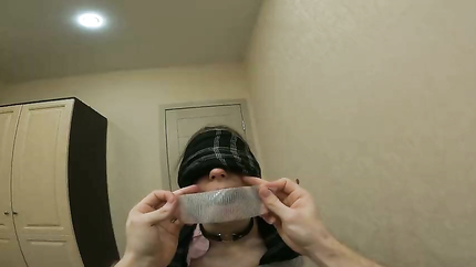 Tape tied to chair, ball gagged (2026 | SD)