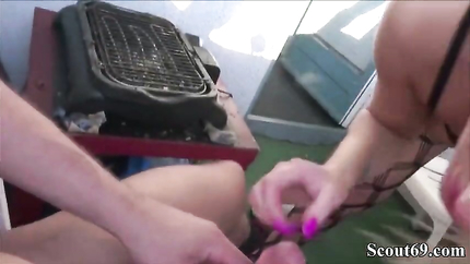 Two Boys Fuck Extrem Hot Cute German Teen on Balcony (2026 | SD)