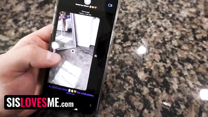 Amber Stark, Joshua Lewis - Sexy Stepsis Is Sending Stepbro Nude Videos From The Bathroom, Showing Off Her Sweet Tits (2026 | SD)