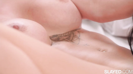 Azul Hermosa, Aria Taylor - SLAYED Nervous Aria seduces her gorgeous roommate Azul (2026 | SD)