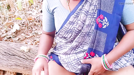 Desi outdoor fuck. Indian bhabi fucking husbend's brother big dick in forest. Telugu dirty talks. (2026 | SD)