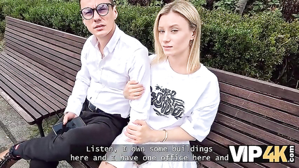 Lily Blossom, Stanley Johnson - VIP4K. Cute blonde cheating on her boyfriend for money (2026 | SD)