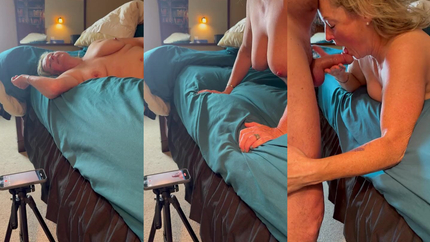 Eager Cum Slut Wife Sucks and Fucks Her Man, Takes A Nice Facial (2026 | SD)