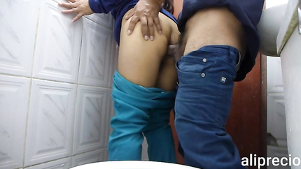 Anal sex in public bathroom with camera (2026 | SD)
