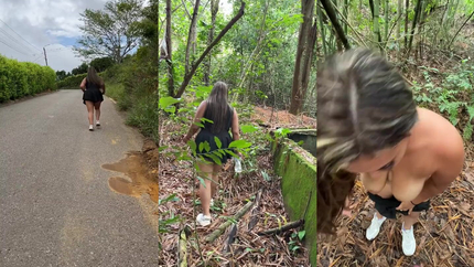 Freshly sweaty runner girl fucks stranger on the road (2026 | SD)