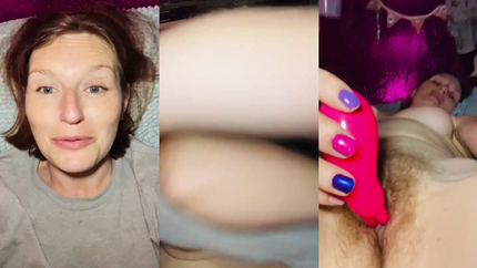 Mega hot MILF is far too horny to sleep and so starts wanking and edging at 0345 as she wants a super intense orgasm (2026 | SD)