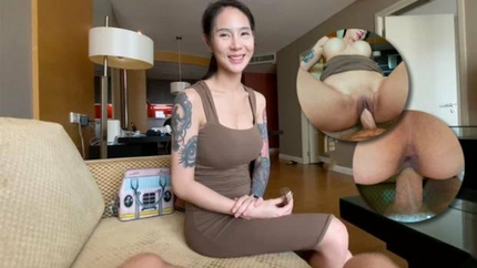 Li - Fake Tittied China MILF With Nice Pussy Gets Creampied Bareback - China MILF With Slippery Smooth Pussy (2023 | FullHD)