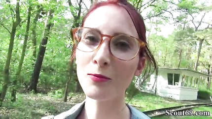 Lia Louise - German Scout - College Redhead Teen Lia in Public Casting (2026 | SD)