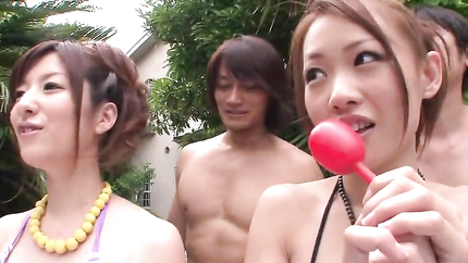 Koi Miyamura, Nachi Kurosawa, Sakamoto Hikari - Asian girls want some hot stuff outdoors (2026 | SD)