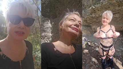 Sophie milf walks in the woods looking for a good cock to get her pussy fucked (2026 | SD)