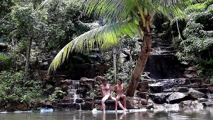 Couple Real Sex in a Waterfall in Thailand (2026 | SD)