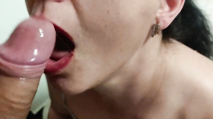 Cum in Mouth,Possessive Stepmom takes Stepson Cock slipping in her Sweet Mouth! (2026 | SD)