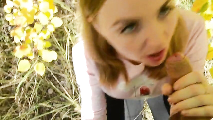 Outdoor blowjob cum in mouth (2026 | SD)