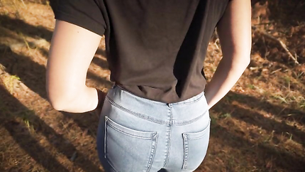 Hot Milf In Tight Jeans Teasing Her Amazing Ass In The Woods (2026 | SD)