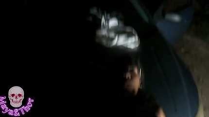 Playing in the car at night with my best friend - I give her a creampie (2026 | SD)