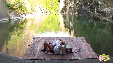 Caylian Curtis, Divinity Love - Whilst by the lake the two sweet girls decide to have an outdoor lesbian experience (2026 | SD)